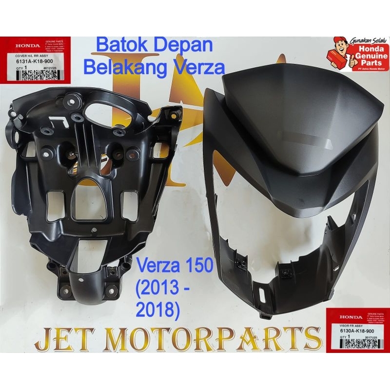 Batok Lampu Cover Lampu Depan Dan Belakang Verza 1Set Ori Honda AHM