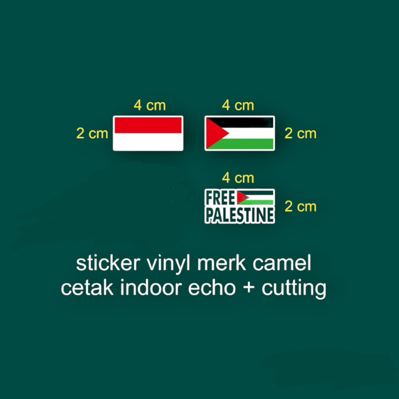 

Stiker Pipi Palestina/stiker Indonesia & free Palestine