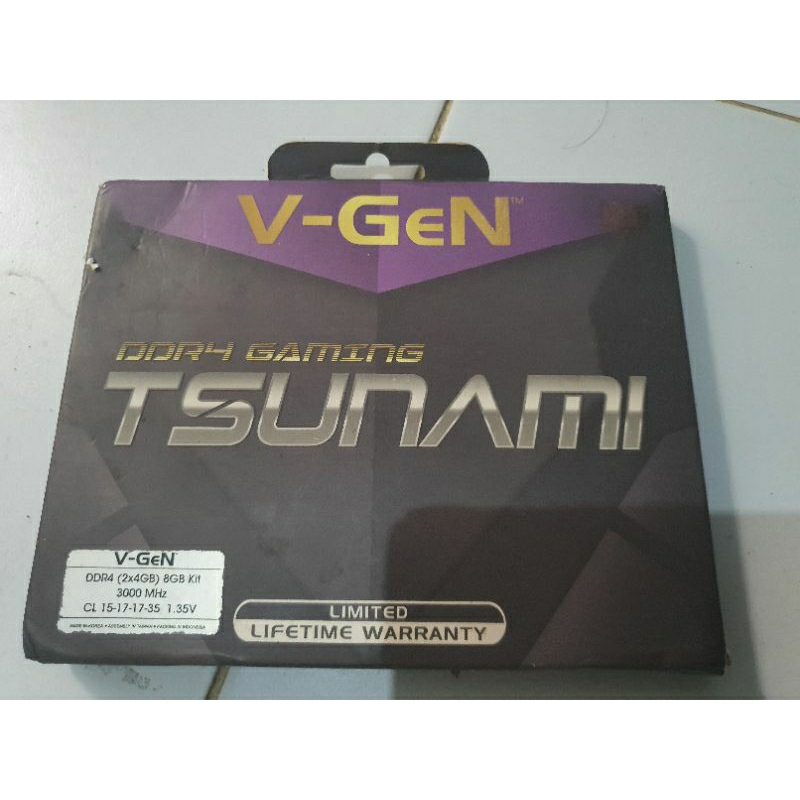 Ram vgen 8gb kit ddr4 3200mhz