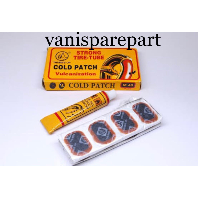 LEM KARET TAMBAL BAN SEPEDA MOTOR MOBIL COLD PATCH TIPTOP M48 L24