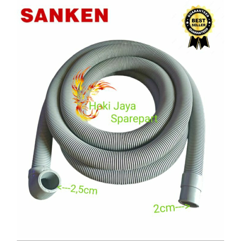 SANKEN Front Loading 3M | Selang Pembuangan Mesin Cuci Front Loading Sanken