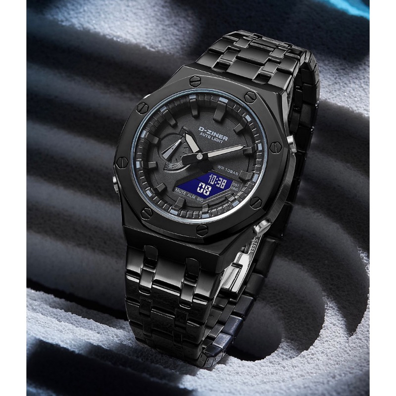 JAM TANGAN PRIA DZINER 8335 RANTAI