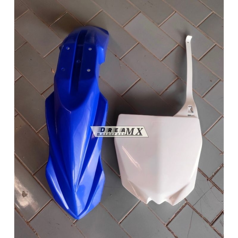 spakbor depan yz 250 dan papan nomor yz 250 f