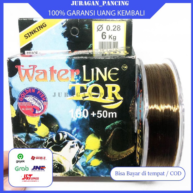 Harga Murah.. ACCESSORIES ALAT PANCING SENAR WATERLINE TOR TERSEDIA BERBAGAI UKURAN COCOK UNTUK IKAN