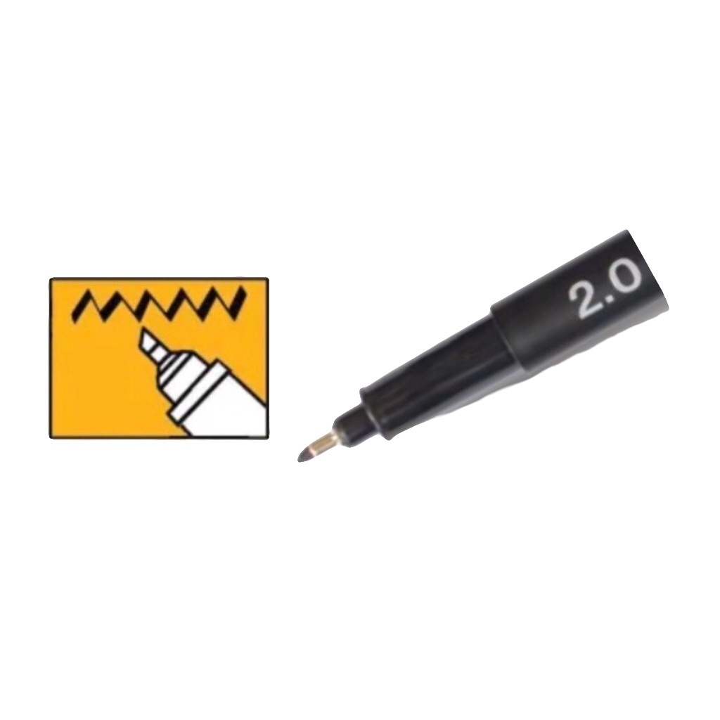 

Calligraphy Pen Snowman 2.0 Black Hitam Drawing Pen