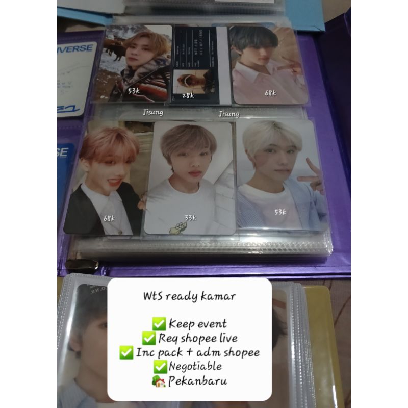 WTS PC Jisung glitch mode smtown & store jisung mumo japan istj jisung cafe jisung we boom taeyong c