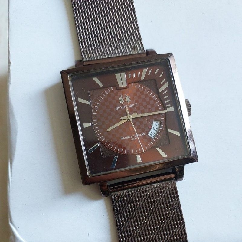 Jam tangan kotak original Spyderbilt preloved second bekas