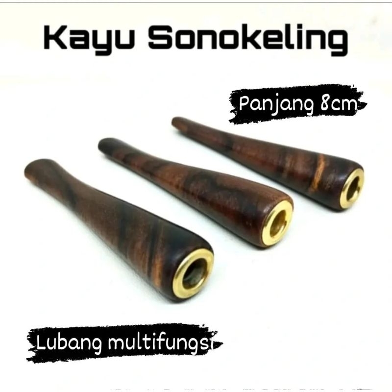 once pipa rokok model bulat premium kayu sonokeling