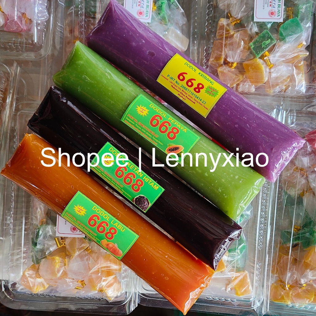 

Dodol Buah Labu - Ketan Hitam - Pepaya - Kribang Ungu - Lidah Buaya -Kacang Hijau 668 Khas Pontianak