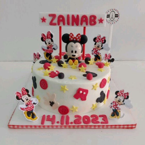

Minnie mouse cake