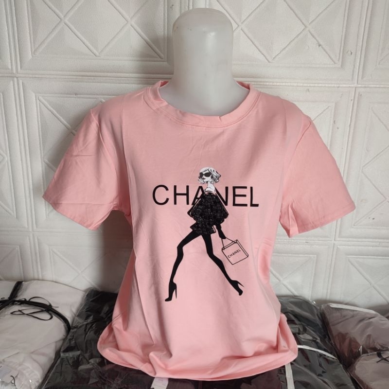 Kaos Lengan Pendek import Tiramisu Wanita