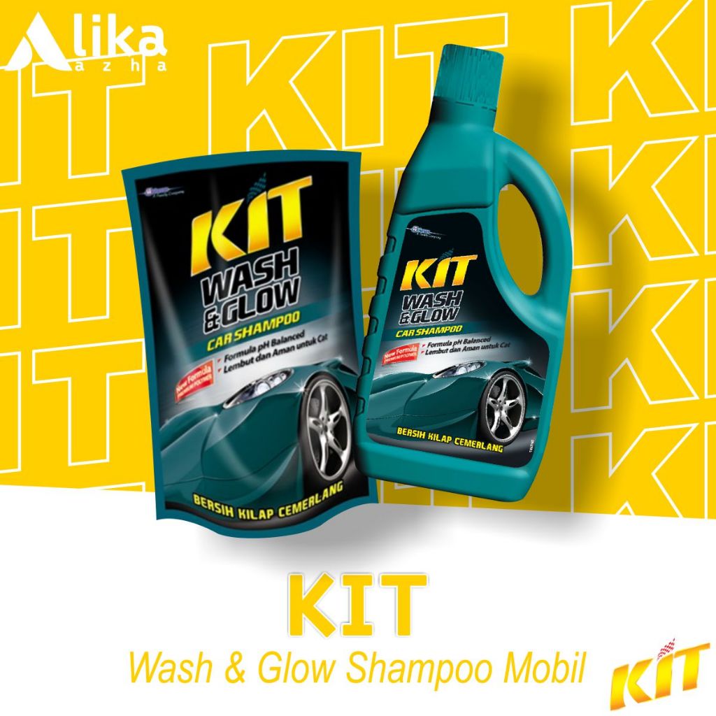 KIT wash and glow car shampoo 400ml / 720ml / 1000ml