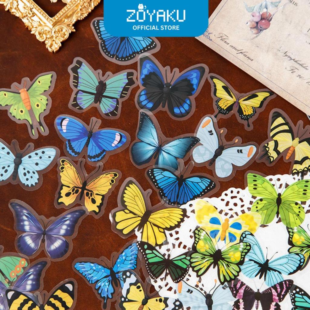 

(40pcs) Stiker Kupu-kupu Estetik DIY Design Dekorasi Buku Scrapbook Kreatif STK2009
