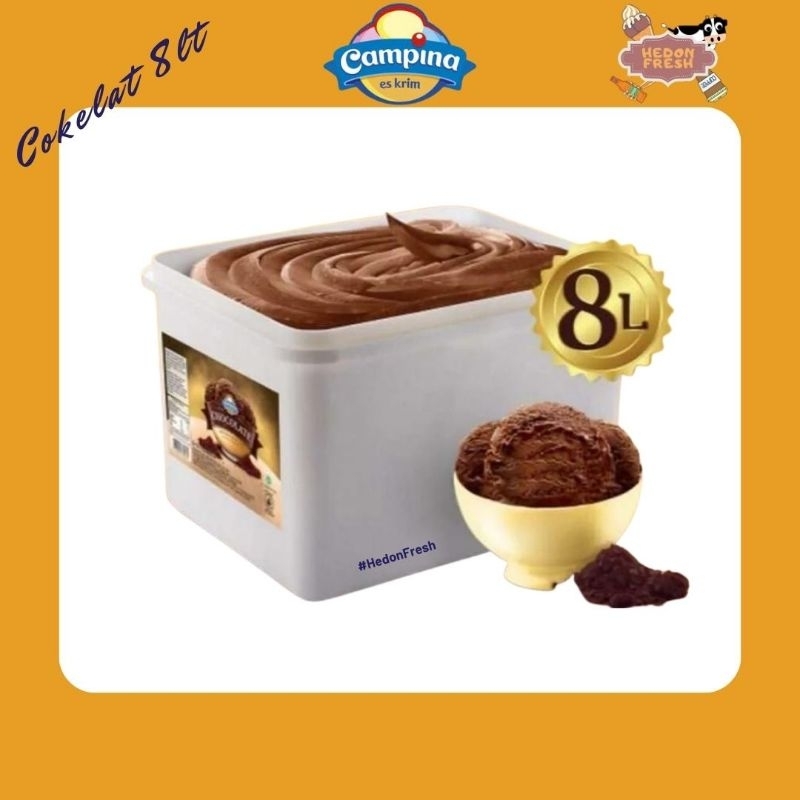 

Ice Cream Campina Cokelat 8 Liter