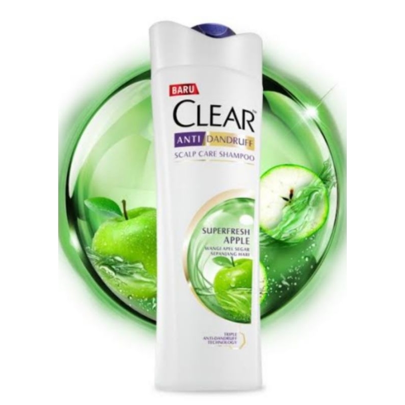 Clear anti dandruff shampoo superfresh apple