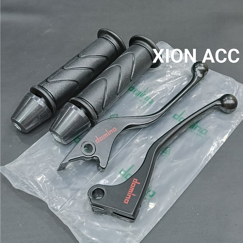 Paket 3 in1 Handle Rem Set Black Domino Tiger Verza Sonic CBR GTR CB150R + HAND GRIP MOTOR HONDA + J