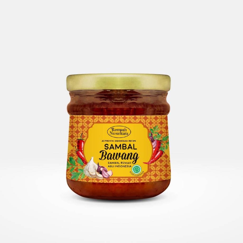 

Sambal Bawang Jar 120 Gr rasa pedas gurih