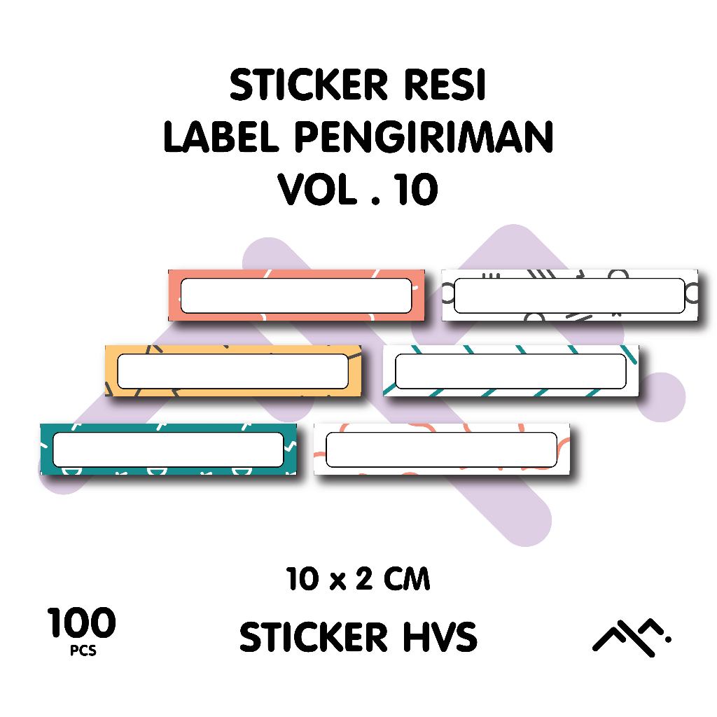 

[100 PCS] Sticker Resi | Sticker Resi Pengiriman Shopee | Label Pengriman Vol. 10