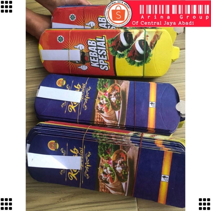 

150 LEMBAR KERTAS KEBAB TARIKAN BAHAN DUPLEK PUTIH UKURAN 24 × 9,2 CM HIGH QUALITY TEBAL PRODUK TERBARU | KOTAK KEBAB DUPLEK PUTIH KEKINIAN | DUS KEBAB VIRAL TIKTOK | KEMASAN KEBAB | BOX KEBAB 150 PCS MURAH | TOKO KEBAB OFFICIAL | SHIVACORP 6322