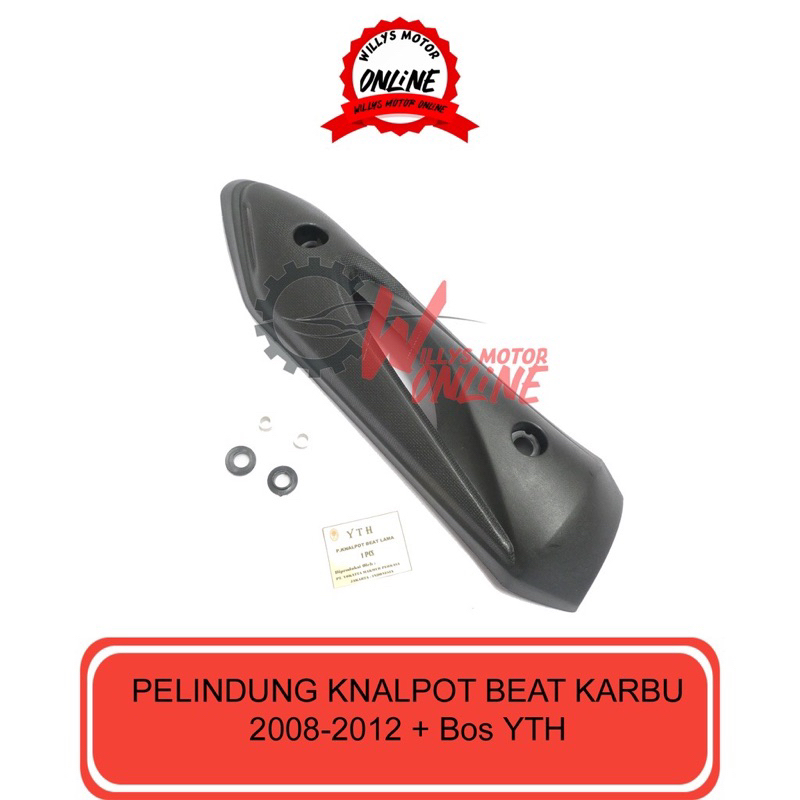 Cover Knalpot Beat karbu Pelindung knalpot BEAT KARBU