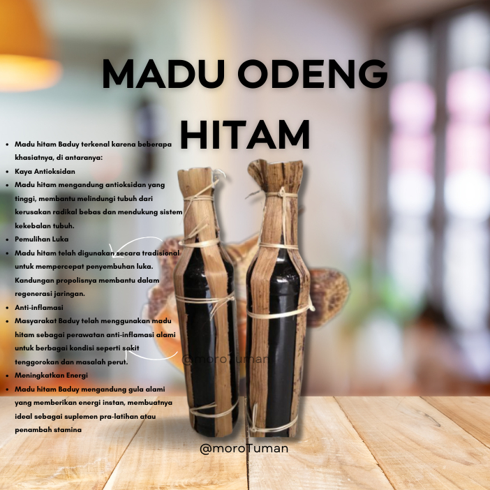 

Madu Hitam Pahit - Madu Odeng Hitam Asli Suku Baduy - Madu Hutan Murni 100%