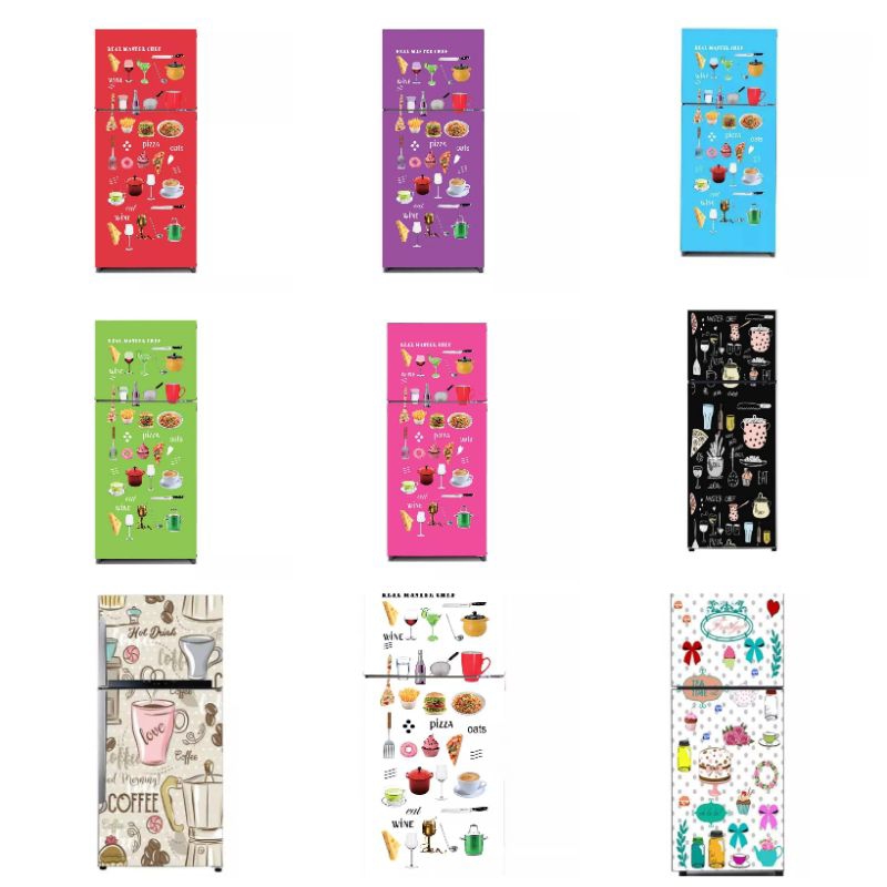 STIKER KULKAS 2 PINTU MASTER CHEF TERBARU