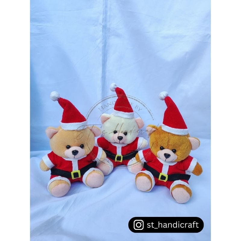 Boneka Santa / Souvenir Christmas / Boneka Natal / Souvenir Natal / Hadiah Natal / Beruang Santa / B
