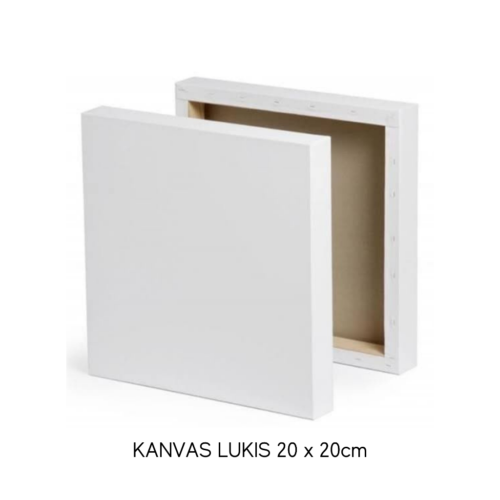 

Kanvas Lukis 20x20 cm / Canvas Board 20 x 20 cm