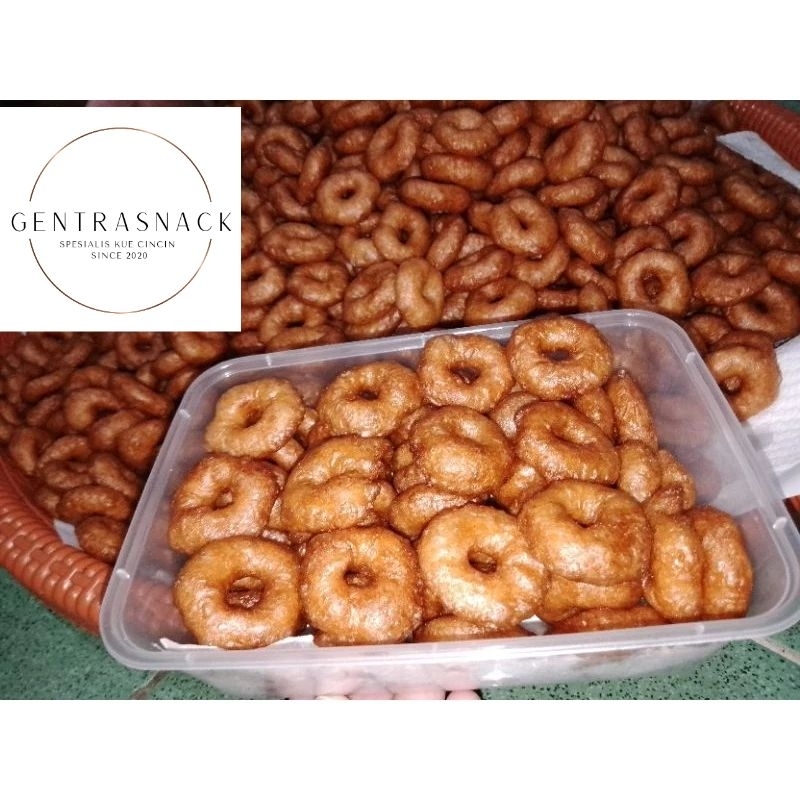 

GR Ali agrem/kue cincin kemasan box isi 50 dan 70biji