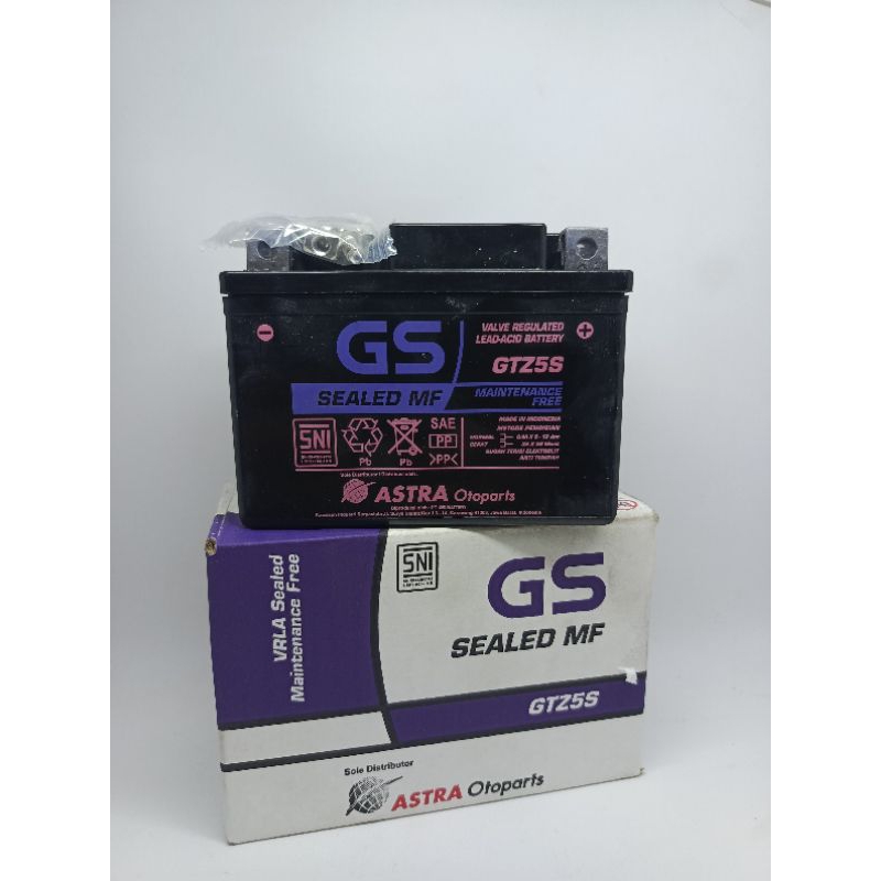 Aki Motor GS GTZ5S 12 V Beat, Beat Pop