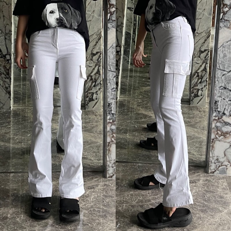 Celana  cutbray Cargo  Celana jeans wanita Celana  Cutbray  Cargo terbaru Cargo terlaris Jeans  cutb