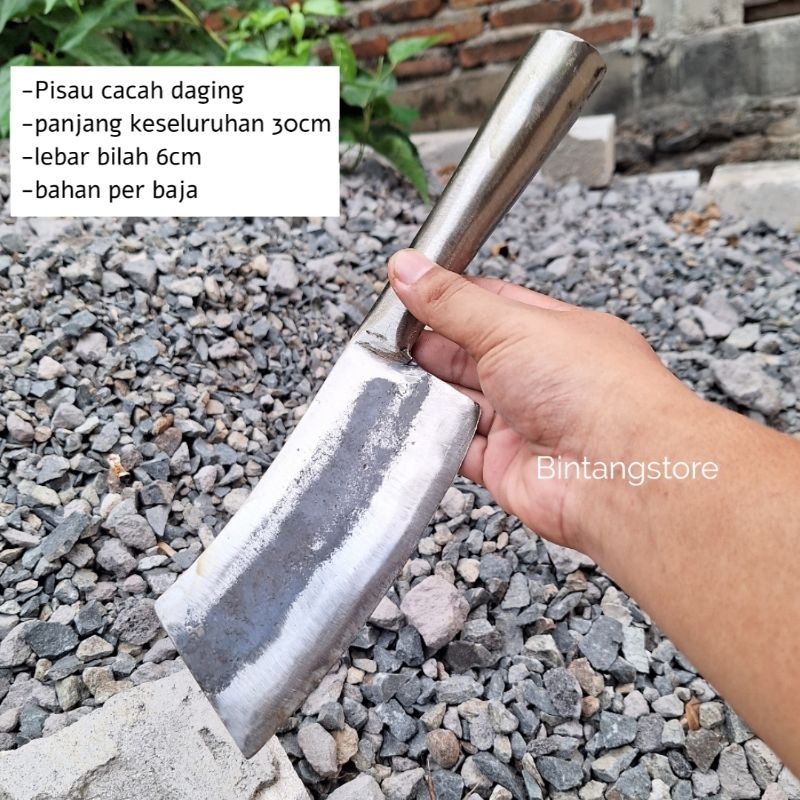 Pisau daging per baja murah-pisau dapur besar potong daging-pisau daging ayam