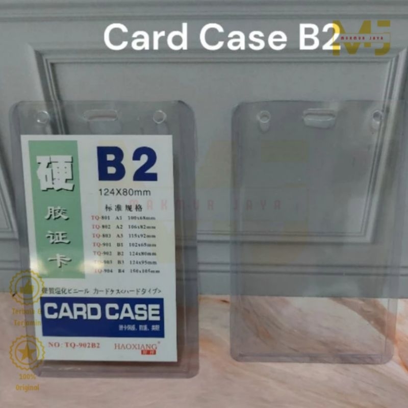 

20pcs Card Case B2 Kartu ID Card Panitia Name Tag B2 Plastik 124×80mm