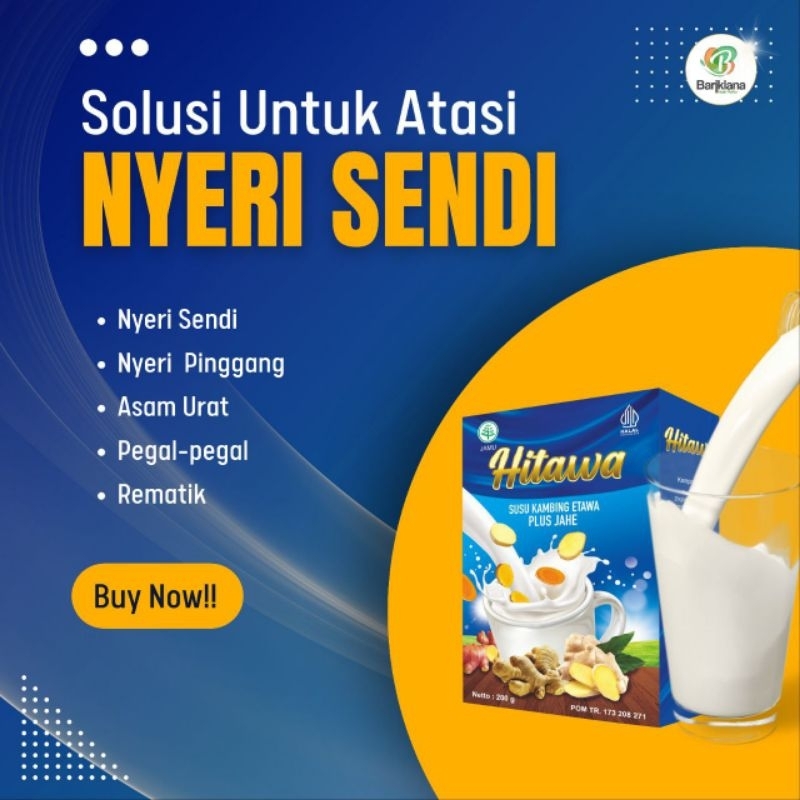 

Hitawa | Susu Kambing Etawa Plus Jahe 200 gr Sehat Sendi dan Tulang