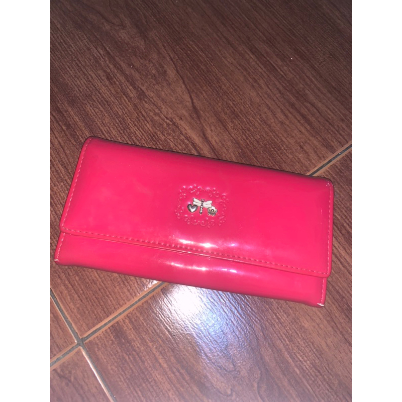 Dompet Pink Kiss Mengkilat