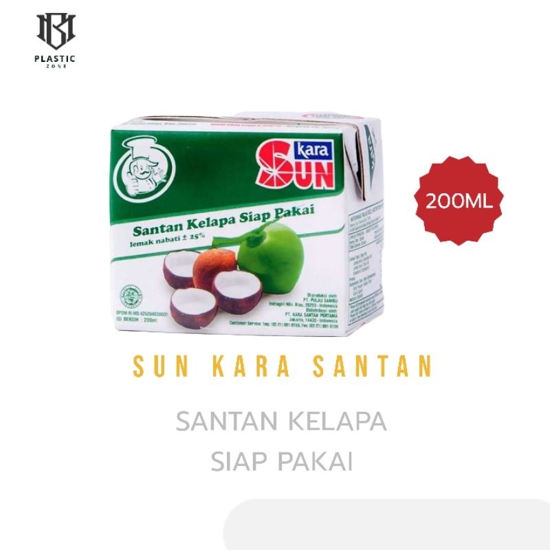 

SUN KARA SANTAN KELAPA 200 ML/SANTAN KELAPA SIAP PAKAI KOTAK