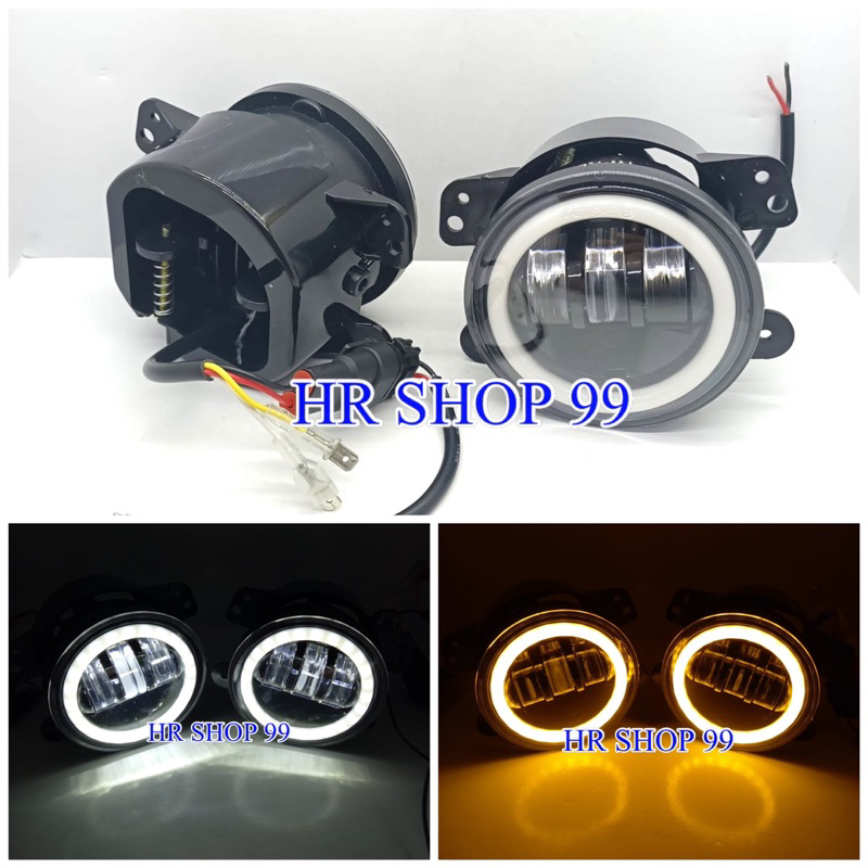 Lampu LED Foglamp Fog lamp Angel aye putih kuning Sepasang