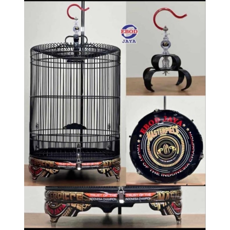 SANGKAR MURAI MASTER PIECE-EBOD JAYA GOLD KLEM KOPER  TERBARU NO 2//AKSESORIS