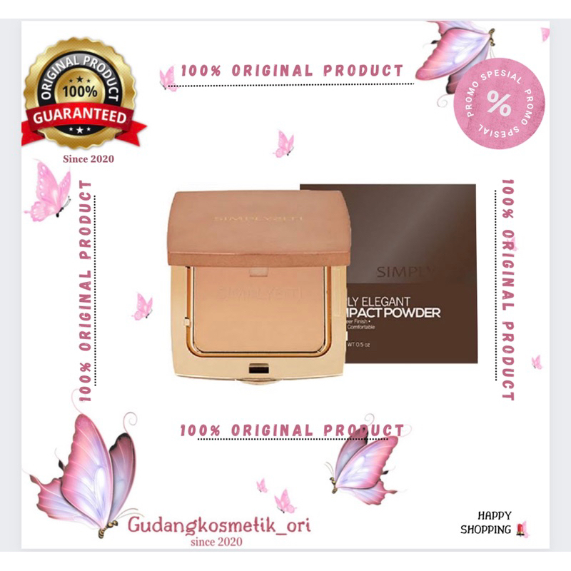 Original Simplysiti Simplysiti Simply Elegant Compact Powder Bedak padat