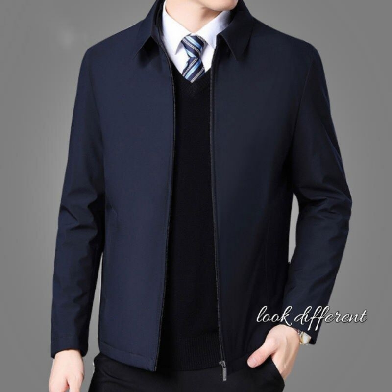 JAKET FORMAL PRIA/JAKET SEMI FORMAL PRIA/KERAH JAS POLYESTER
