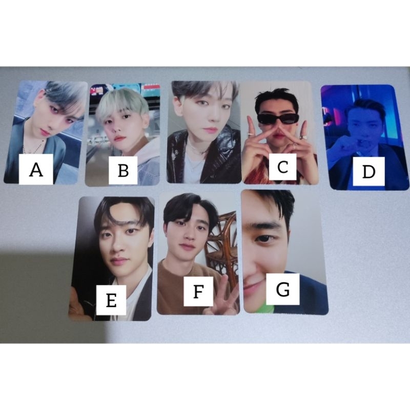OFFICIAL EXO PHOTOCARD TC POB SEHUN BAEKHYUN KYUNGSOO EXPECTATION MUKOR INTERASIA HOLO LOVE SHOT ACR