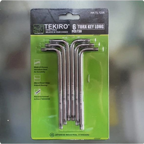 kunci L bintang T30 Tekiro / Torx Key Long T30 TEKIRO