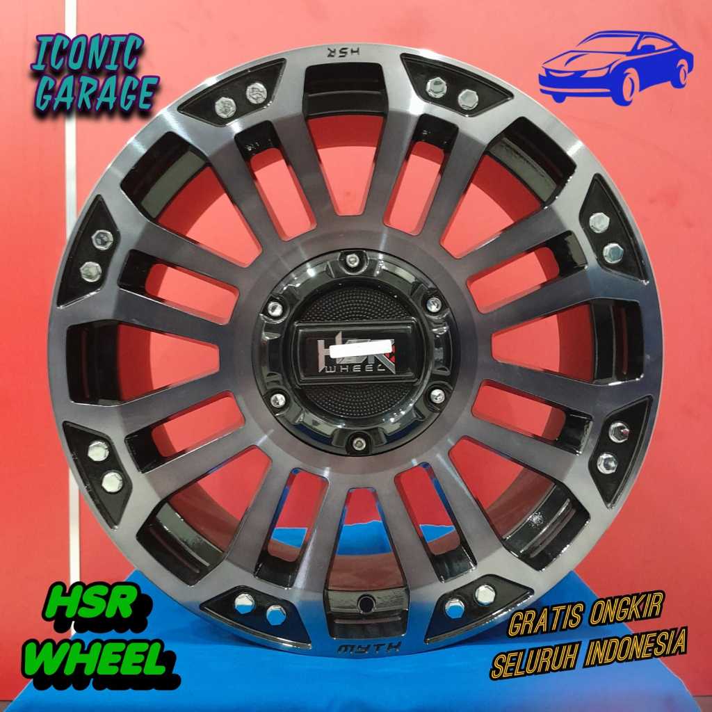 velg promo ring18 HSR MYTH05 masuk mobil expander,innova,hrv,crv,brv toko ban/velg hsr palangkaraya