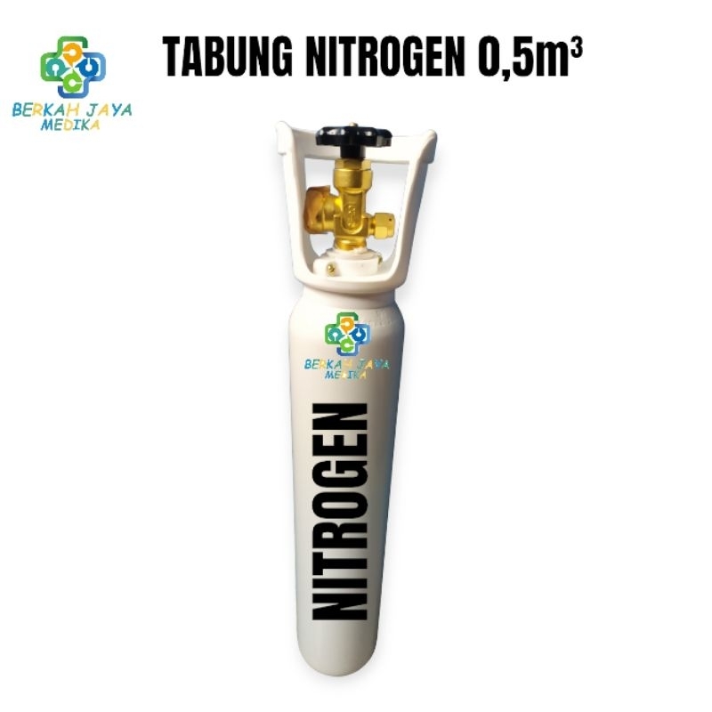 Tabung Nitrogen 0,5m3 + isi Nitrogen