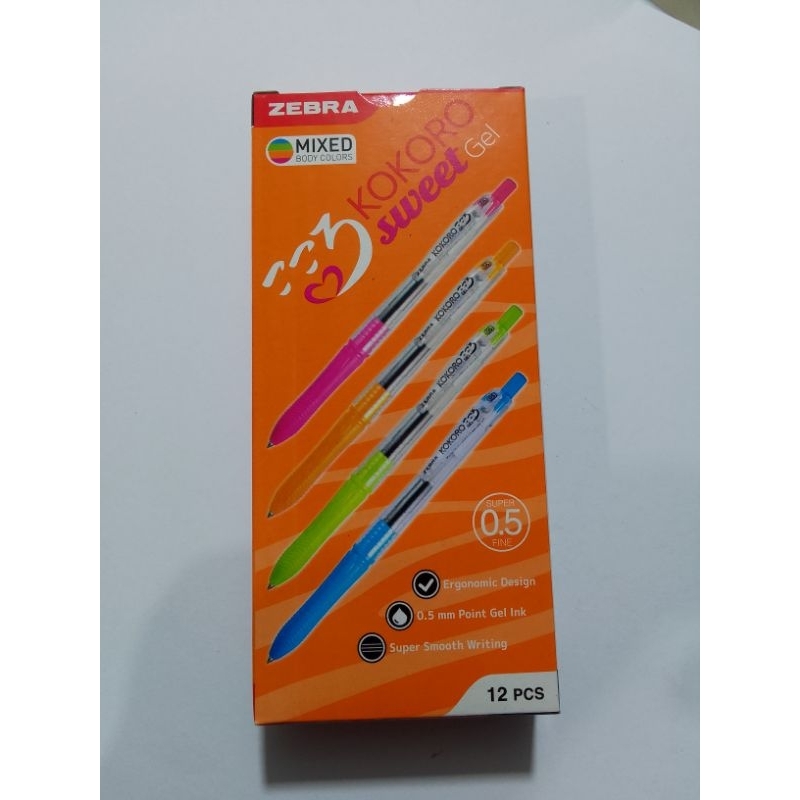 

pulpen kokoro warna/bollpoint kokoru zebra