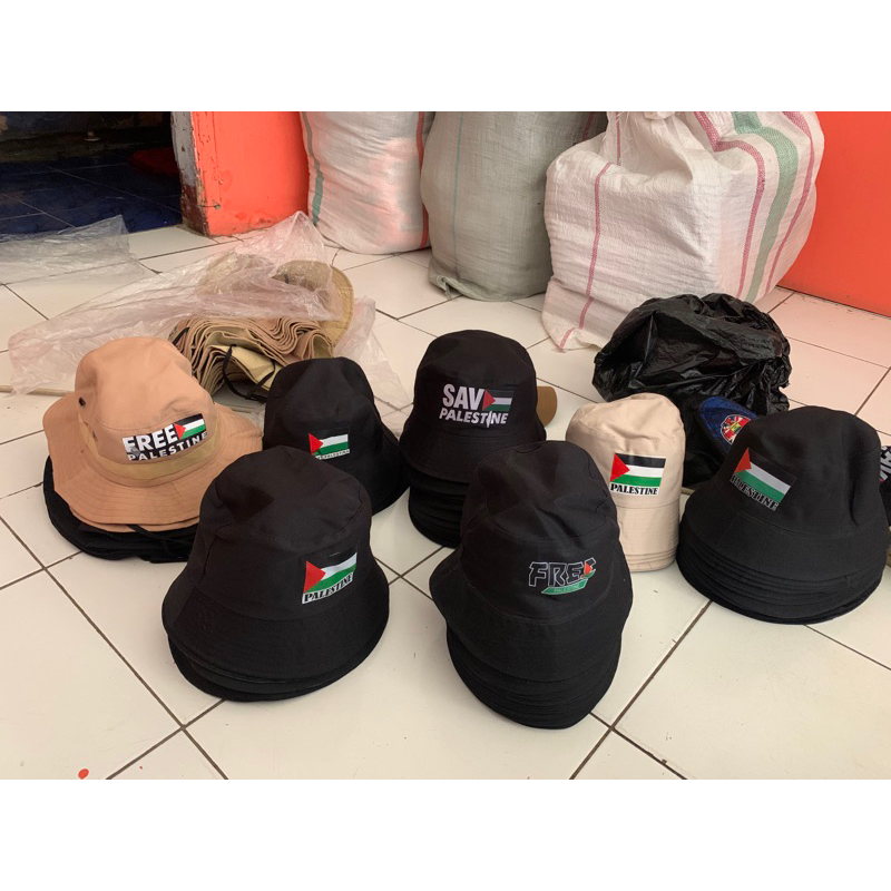 TOPI RIMBA TOPI GUNUNG TOPI OUTDOOR PALESTINA TOPI BUCKET PALESTINA