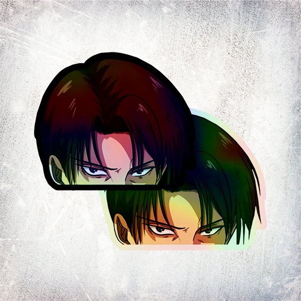 

STICKER HOLOGRAM ANIME LEVI ACKERMAN ATTACK ON TITAN (SHINGEKI NO KYOJIN)