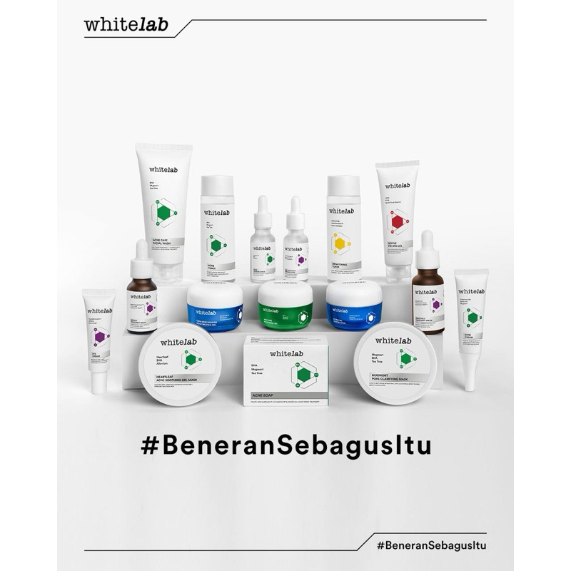 WHITELAB Facial Wash Face Serum  Toner  Cream Body Serum Acne Soap Skincare WHITELAB