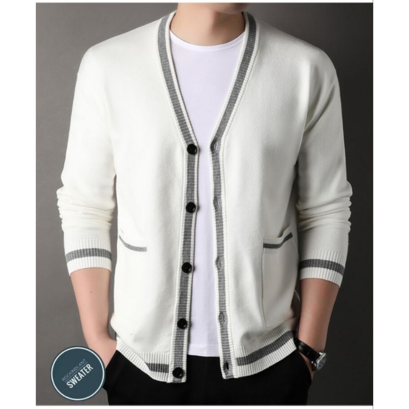 Sweater Cardigan Pria/Sweater Rajut Cardigan/Sweater