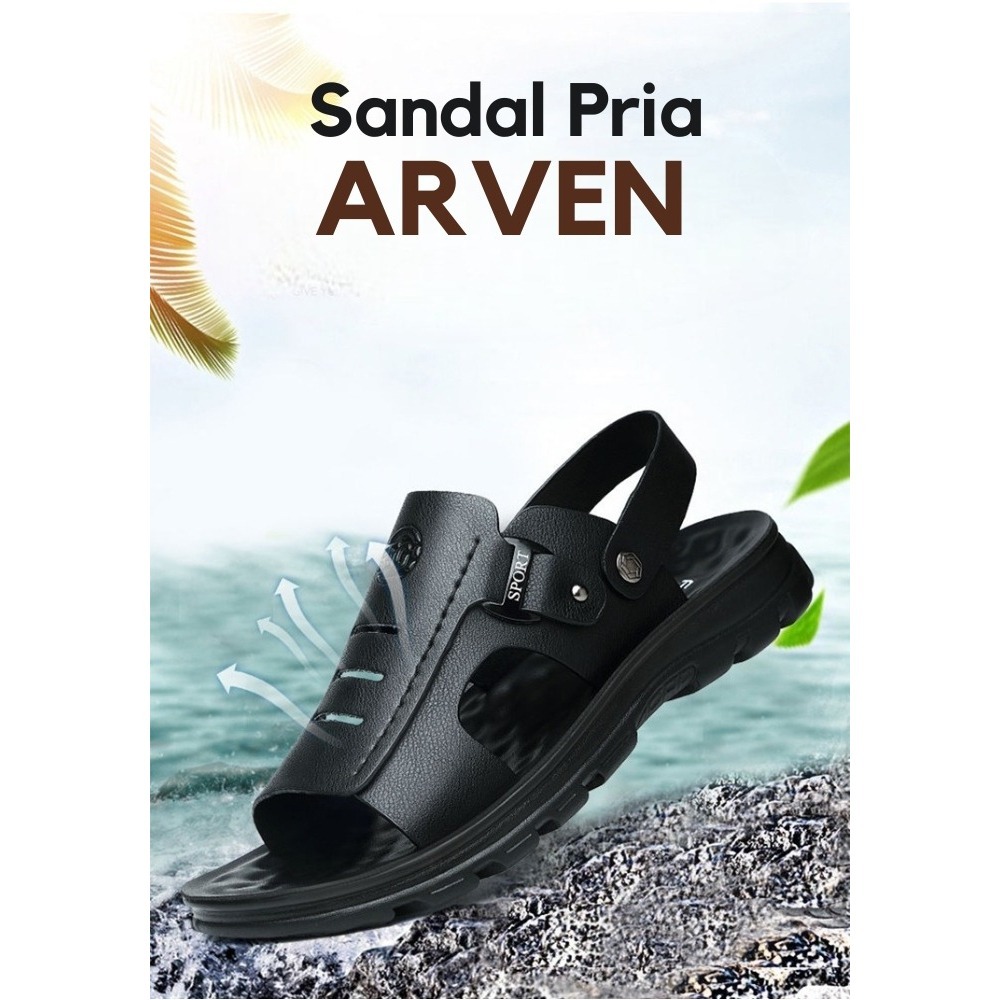 Sandal Slop Pria Terbaru Arven Original Premium Sendal Cowok